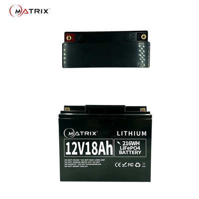 bloco 12.8v da bateria de 18ah 12v LiFePO4 para o CCTV/UPS/armazenamento solar
