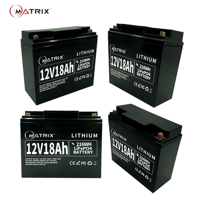 CCTV/UPS/bateria leve/solar 12.8V recarregável 18Ah do armazenamento 12V LiFePo4