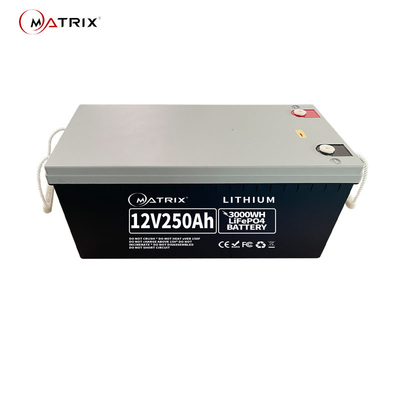 baterias recarregáveis do Power Pack 250ah UPS do lítio 12v da matriz