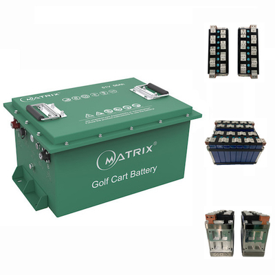Bateria recarregável do íon EV do lítio da bateria do carrinho de golfe de 48v/51v 56ah Lifepo4