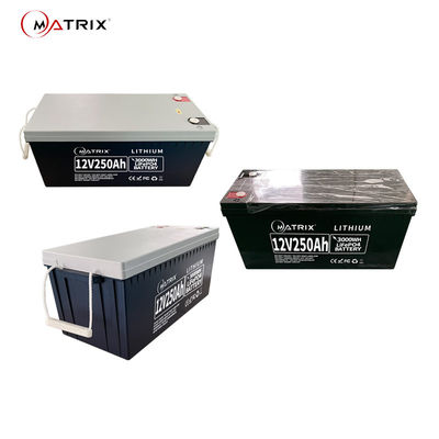 Bateria solar 12volt 250ah do ciclo profundo portátil do lítio para a energia da casa